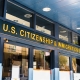 U.S. Citizenship and Immigration Services (USCIS) office located in downtown San Francisco; USCIS is an agency of the U.S. Department of Homeland Security (DHS)