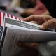 Thirteen immigrants from 12 different countries become new U.S. citizens in a special naturalization ceremony on Flag Day at the historic Betsy Ross House in Philadelphia, Pennsylvania